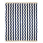 Nobodinoz - Portofino Strandlaken XL, 146 x 175 cm, blauwe golven wafel