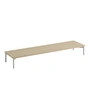 Muuto Tube Podium - Voor gestapeld systeem 131 x 35 cm, eiken / grijs