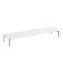 Muuto Tube Podium - Voor gestapeld systeem 131 x 35 cm, wit/grijs