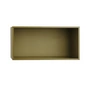 Muuto - Mini Stacked Systeemvakmodule, groot / bruin-groen