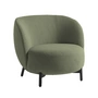Kartell - Lunam Fauteuil, zwart / groen (stof Orsetto)