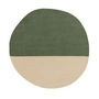 nanimarquina - Parelmoer wollen vloerkleed, 200 x 197 cm, groen
