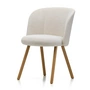 Vitra - Mikado stoel, natuurlijk eiken / ivoor / parelmoer (Nubia 01)