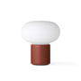 New Works - Karl-Johan Draagbare LED tafellamp met oplaadbare batterij, aarde rood