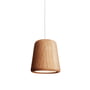 New Works - Materiaal hanglamp Ø 13, eiken / wit