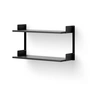 New Works - Wandplank 450, zwart essen / zwart