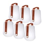 Fermob Balad - Oplaadbare LED lamp H 12 cm, okerrood (set van 6)