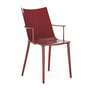 Kartell - H.H.H. Fauteuil, bordeauxrood