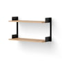 New Works - Wandplank 450, eiken / zwart