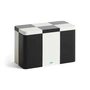HAY - Tin Container M, zwart / gebroken wit