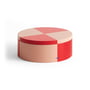 Hay - Tin Container rond, rood / zacht roze