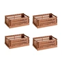 HAY Colour Crate terracotta recycled - Mand S, 26,5 x 17 cm,, (set van 4)