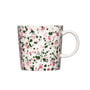 Oiva Toikka Iittala - Mok met handvat 0,3 l, roze-groen