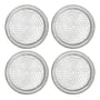 Tundra Iittala - Eetbord Ø 154 mm, helder (set van 4)