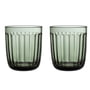 Raami Iittala - Drinkglas 26 cl, dennengroen (set van 2)