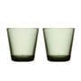 Iittala - Kartio Drinkglas 21 cl, spar groen (set van 2)