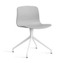 HAY - About A Chair AAC 10, wit / betongrijs 2. 0 (viltglijders)