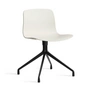 HAY - About A Chair AAC 10, zwart / gemêleerd crème 2. 0 (viltglijders)