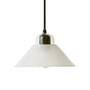 Design House Stockholm - Kalo hanglamp, wit / zwarte kabel