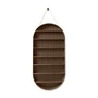 Ferm Living - Ovale Dorm wandplank, gerookt eiken