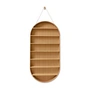 Ferm Living - Ovale Dorm wandplank, geolied eiken