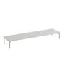 Muuto Tube Podium - Voor gestapeld systeem 131 x 35 cm, grijs / grijs