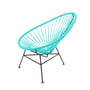 Acapulco Design Acapulco Mini Chair - Kinderen, aqua / zwart