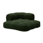 OUT Objekte unserer Tage - Sander Sofa 01, 2-zits, mosgroen (Hug Me 032 van Chivasso)