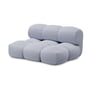 OUT Objekte unserer Tage - Sander Sofa Loveseat, lichtblauw (Xtreme YS173 by Camira)