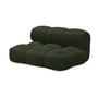 OUT Objekte unserer Tage - Sander Sofa Loveseat, mosgroen (Hug Me 032 van Chivasso)