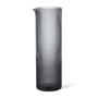 ferm Living - Ripple Waterkaraf, 1,1 l, gerookt grijs