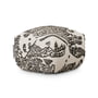 OUT Objekte unserer Tage - Sander Pouf Mini, zwart/wit (Tiger Mountain Col. 001 by Dedar)