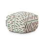 OUT Objekte unserer Tage - Sander Pouf Mini, roze/groen (Tiger Beat Col. 005 by Dedar)