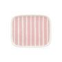 Marimekko - Oiva Piccolo bord, 15 x 12 cm, wit / roze