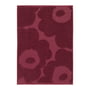 Marimekko Unikko Solid - Handdoek, 50 x 70 cm, bordeauxrood