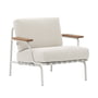 Muuto - Settle Outdoor Loungestoel, grijs / grijs (Laze 1 stof)