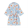 Marimekko - Rakastaa ei rakasta kamerjas S, lichtblauw / gebroken wit / oranje