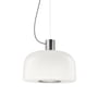 Flos - Bellhop Glazen hanglamp, helder aluminium