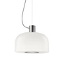 Flos - Bellhop S2 Glazen hanglamp, helder aluminium