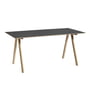 Copenhague CPH10 2. Hay - 0 Tafel, 160 x 80 cm, gelakt eiken / zwart