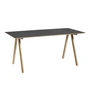 Copenhague CPH10 2. HAY - 0 Tafel, 160 x 80 cm, gelakt eiken / zwart