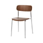 Thonet - S 243 Stoel, chroom / noten blank gelakt