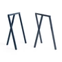 HAY - Loop tafel schragen Stand Frame, H 72 cm, diep blauw (2 stuks)