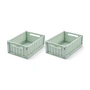 LIEWOOD - Weston Opbergdoos, 25 x 18 x 9,5 cm, light peppermint (set van 2)