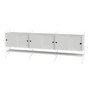 String Sideboard -, 240 x 85 x 30 cm, wit / wit