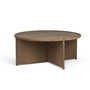 Northern - Cling salontafel Ø 90 gerookt eiken