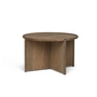 Northern - Cling salontafel Ø 70 gerookt eiken
