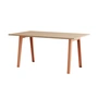 TipToe NEW MODERN - Eettafel 95 x 160 cm, eiken / essenroze