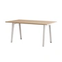 TipToe NEW MODERN - Eettafel 95 x 160 cm, eiken / wolkenwit