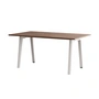 TipToe NEW MODERN - Eettafel 95 x 160 cm, walnoot / troebel wit